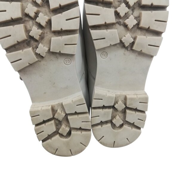 Seychelles Catch Me Monk Strap Loafers Size 10 Leather Ivory Platform Reptile - Picture 6 of 11